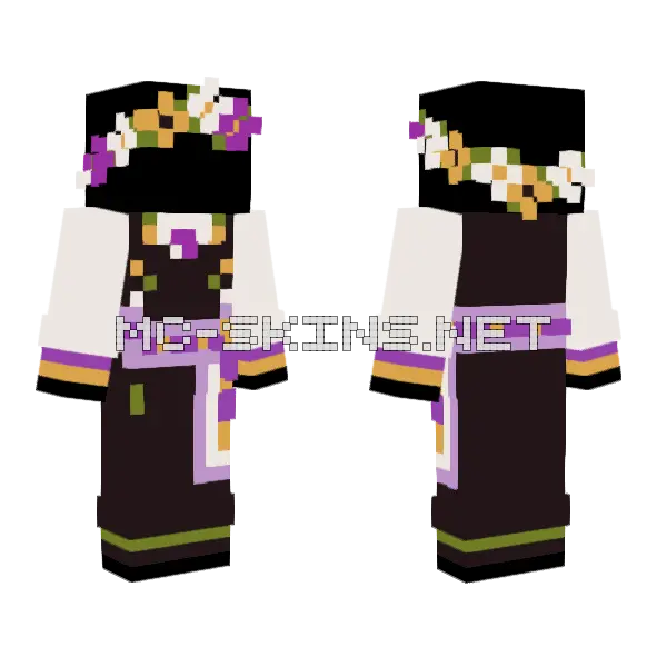Outfit 3 Minecraft skin, front and back