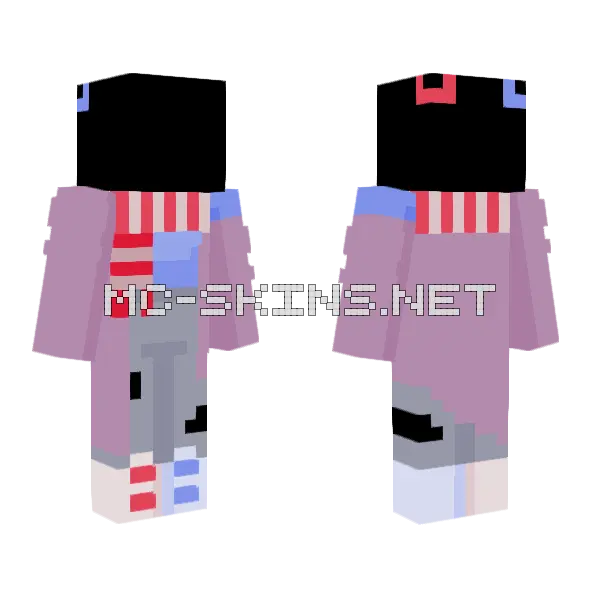 Outfit Base Ob Minecraft skin, front and back
