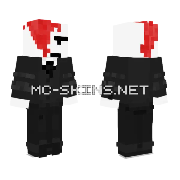 Oveja Minecraft skin, front and back