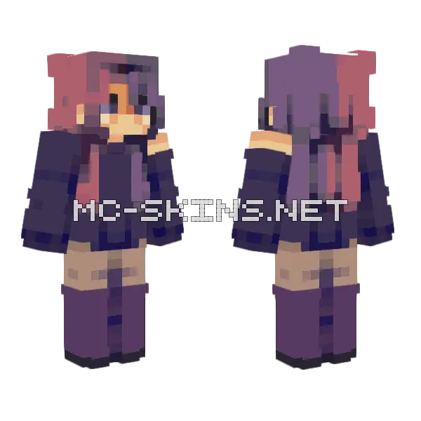 Over At The Club Rce Minecraft skin, front and back