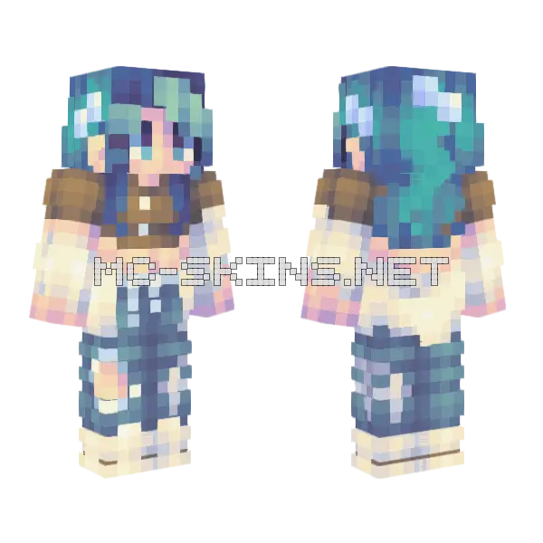Overdose Minecraft skin, front and back