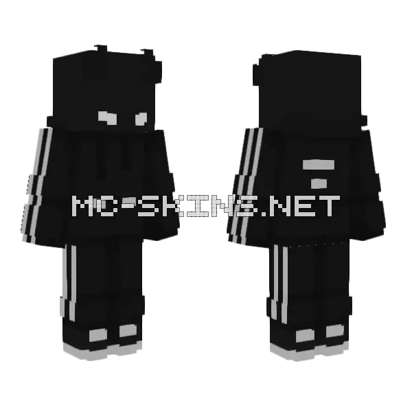 Ovqidd Minecraft skin, front and back