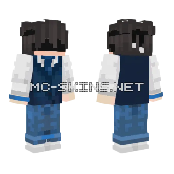 Owakdoawdkaow Minecraft skin, front and back