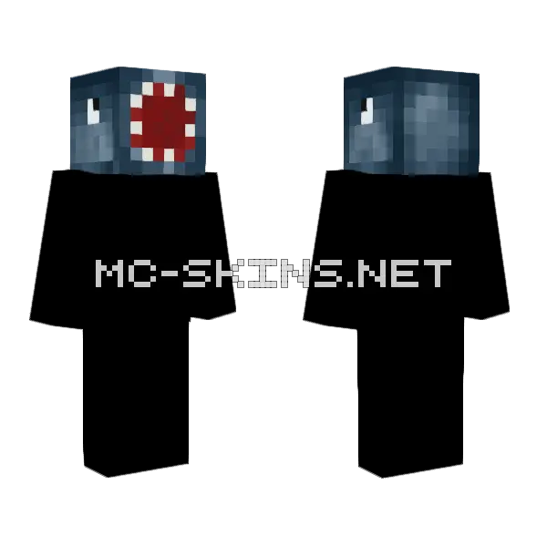 Owencabeza Shark Skin Minecraft skin, front and back