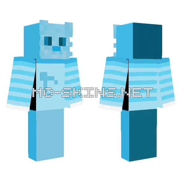 Ozone New Updated Minecraft skin, front and back