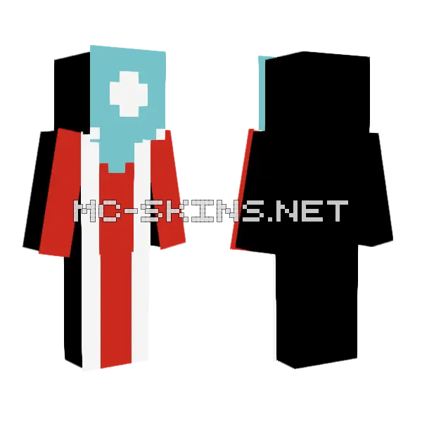 P Fckn R Minecraft skin, front and back