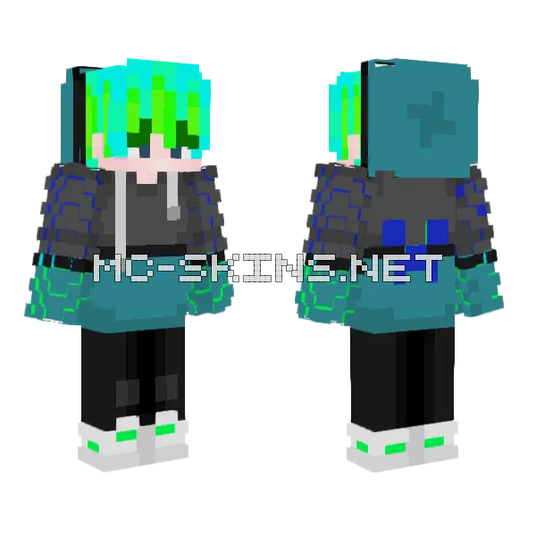 P3r1gr1n Minecraft skin, front and back