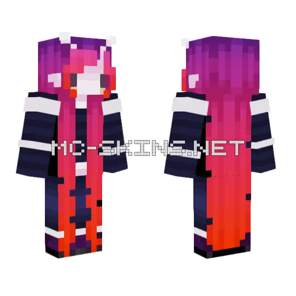P4tixvvv Skin Minecraft skin, front and back