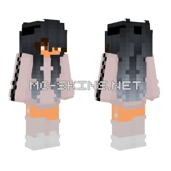 Paige Minecraft skin, front and back