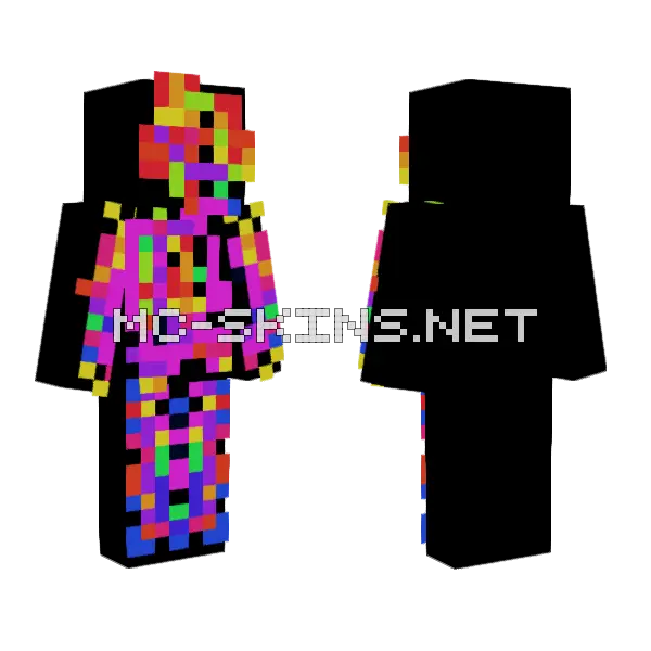 Paint Job Minecraft skin, front and back