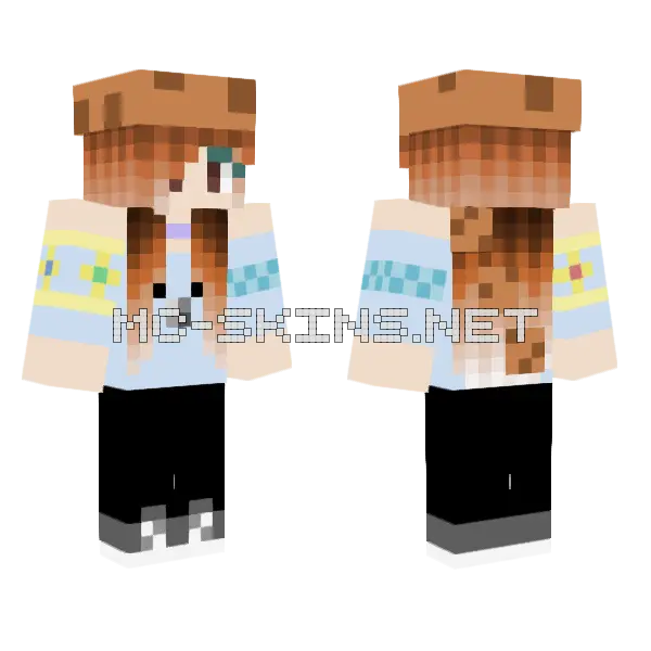 Paintingcookie's New Skin Minecraft skin, front and back