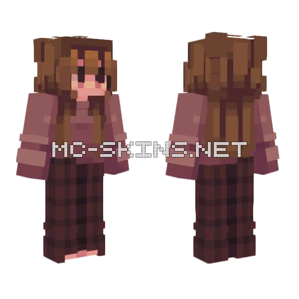 Pajama Day Minecraft skin, front and back
