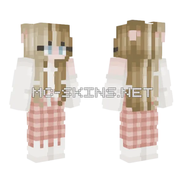 Pajama Party 3 Minecraft skin, front and back