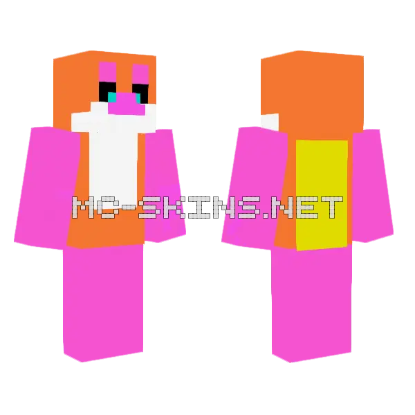 Pajaro Minecraft skin, front and back