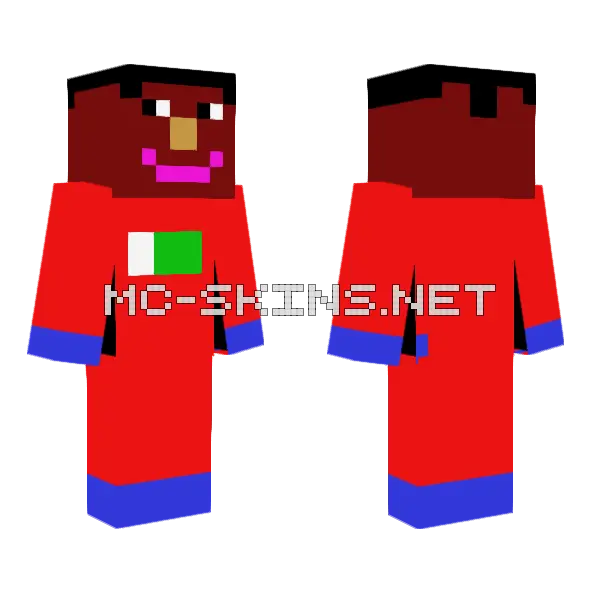 Pakistani Skin Minecraft skin, front and back