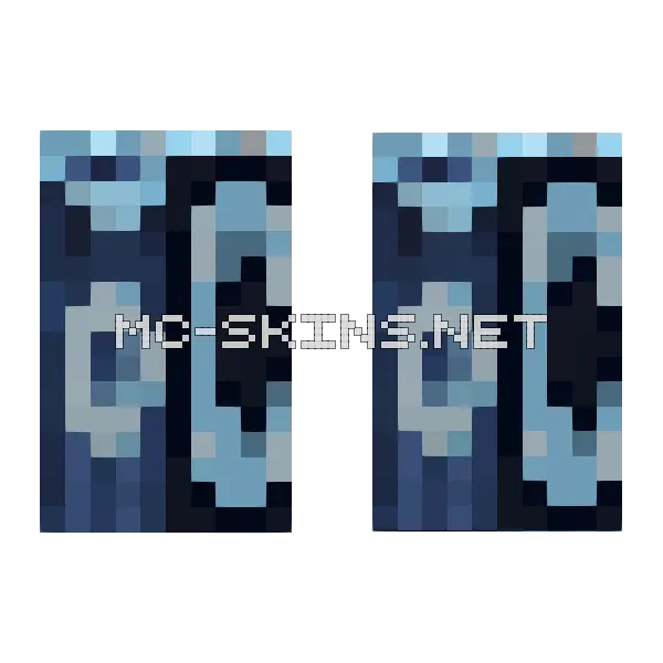 Pale Blue Letters cape, outside and lining