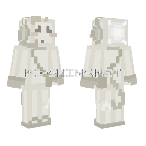 Pale Doctor Outfit, front and back