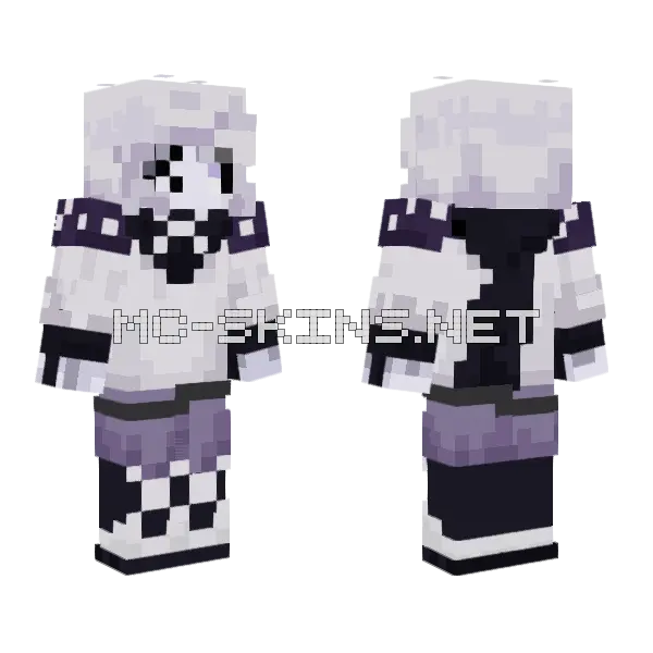 Pale Ghostly Figure, front and back