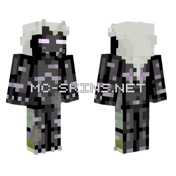 Pale Hooded Figure, front and back
