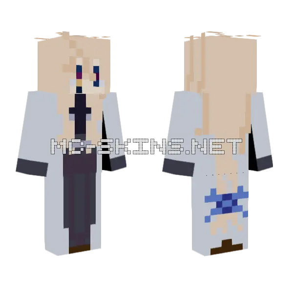 Pale Mage Robes, front and back