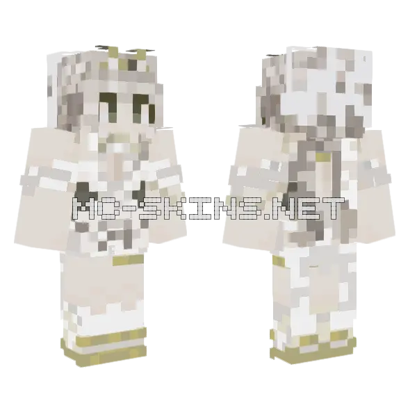 Pale Stone Golem, front and back