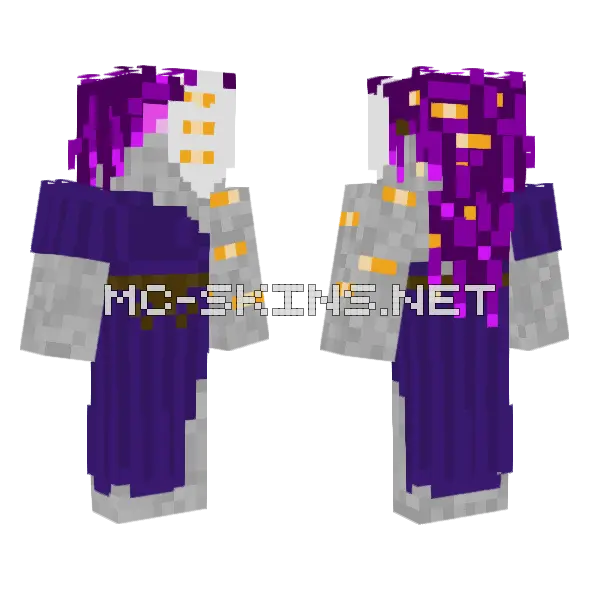 Palestruck Soulless Minecraft skin, front and back