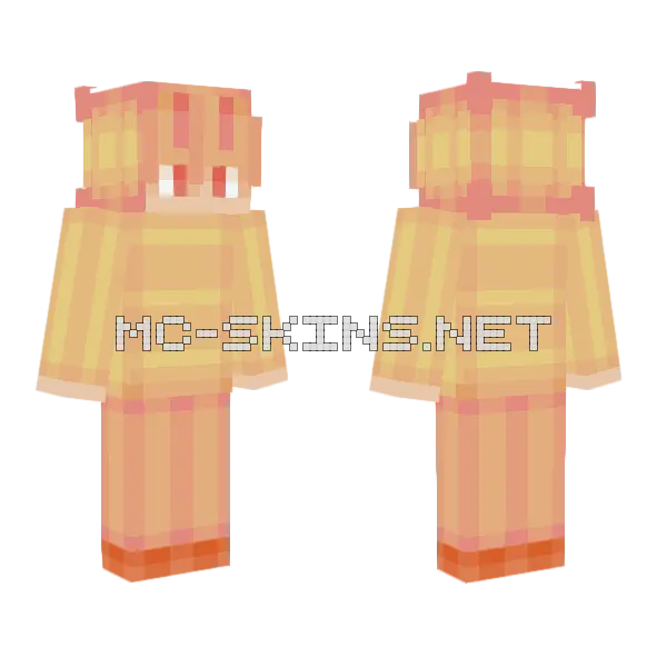 Palette Contest Example Minecraft skin, front and back