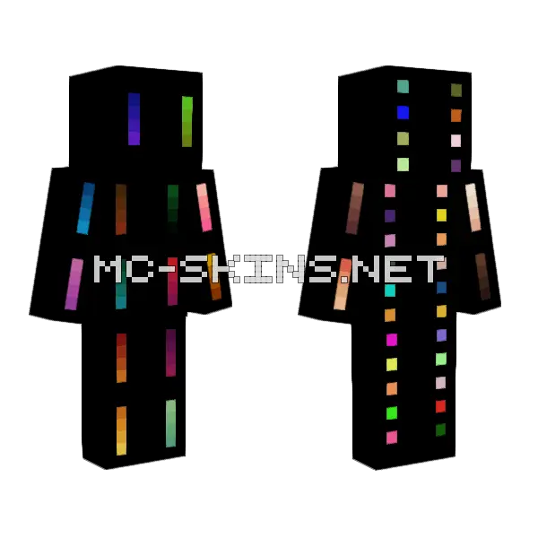 Palette Skin Minecraft skin, front and back