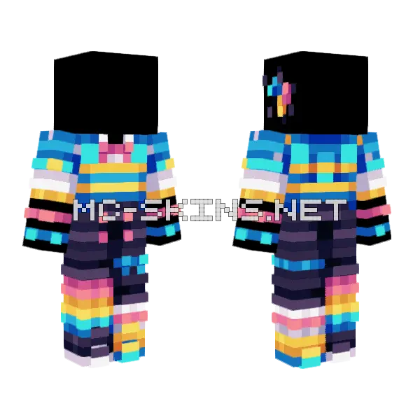 Pan Ob Masc Minecraft skin, front and back