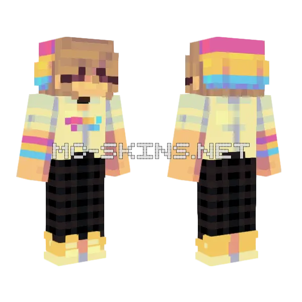 Pan Skin Minecraft skin, front and back