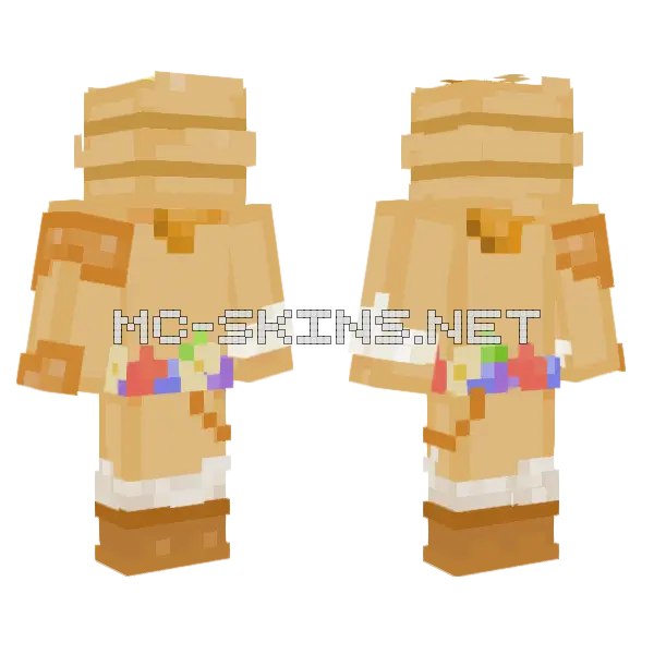 Pancake Character, front and back