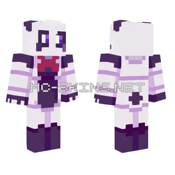 Pandora Artfight Attack Minecraft skin, front and back