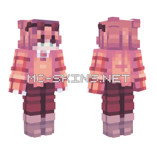 Pangi Minecraft skin, front and back