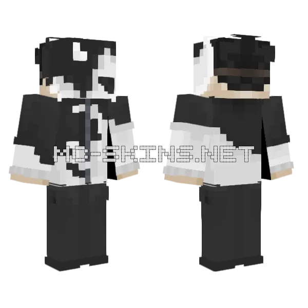 Panster Minecraft skin, front and back