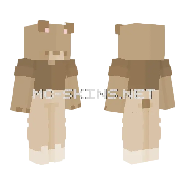 Papa Bear Minecraft skin, front and back