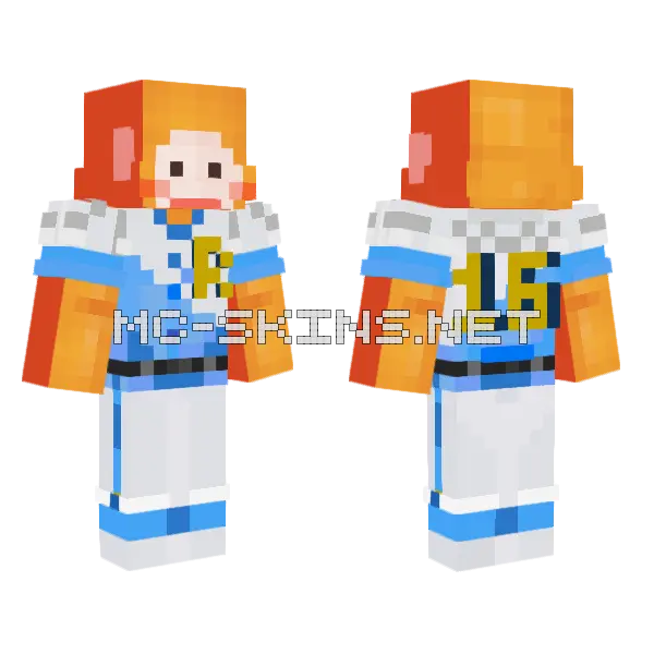 Papaap Minecraft skin, front and back