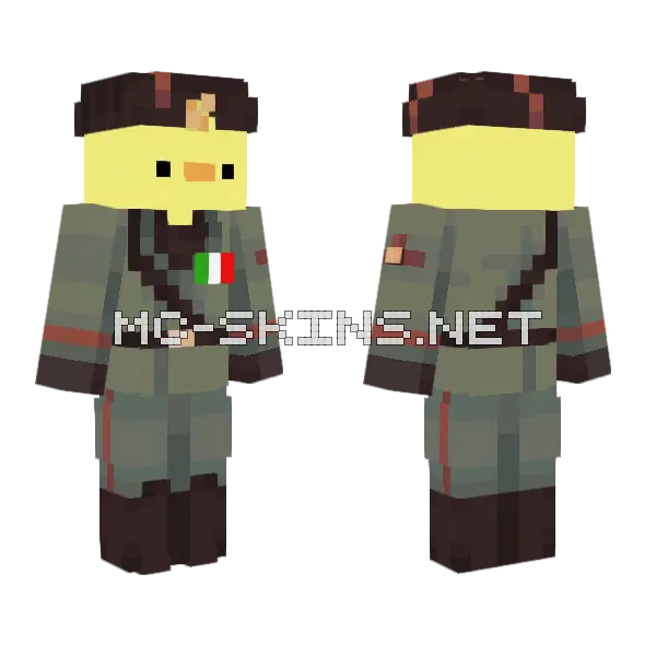Papera Nostalgica Minecraft skin, front and back