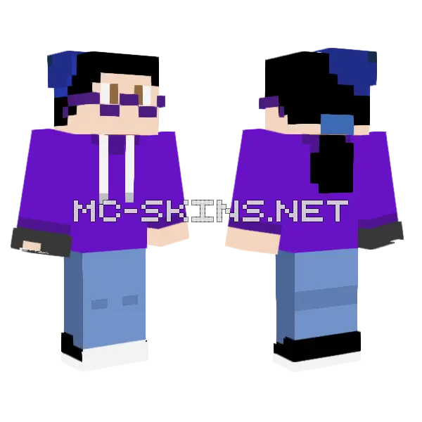 Paperjam Skin Minecraft skin, front and back