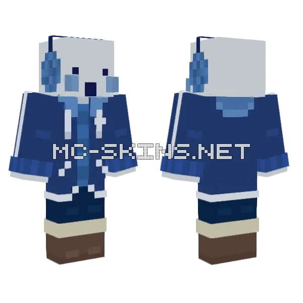 Papoisito Wei Yo Wei 2 Minecraft skin, front and back