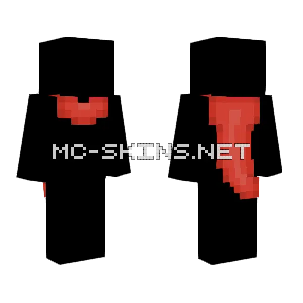 Papyrus Cape Template Minecraft skin, front and back