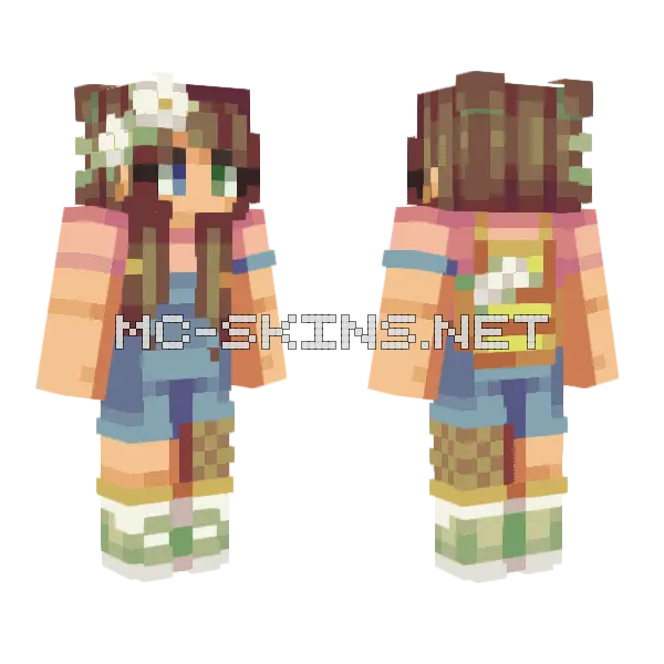 Paradise And Dreams Sf05 Minecraft skin, front and back