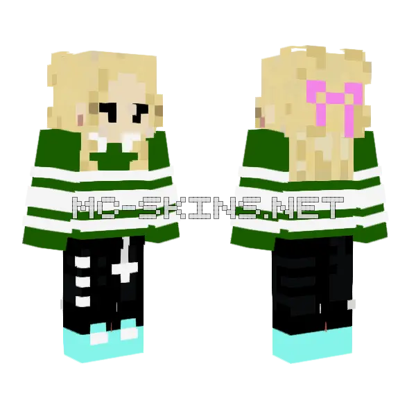 Paradoxites Minecraft skin, front and back