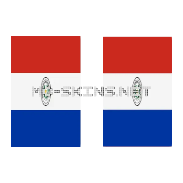 Paraguay Flag cape, outside and lining