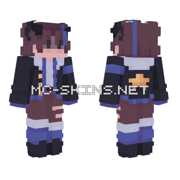 Parallax Sfa2 Minecraft skin, front and back