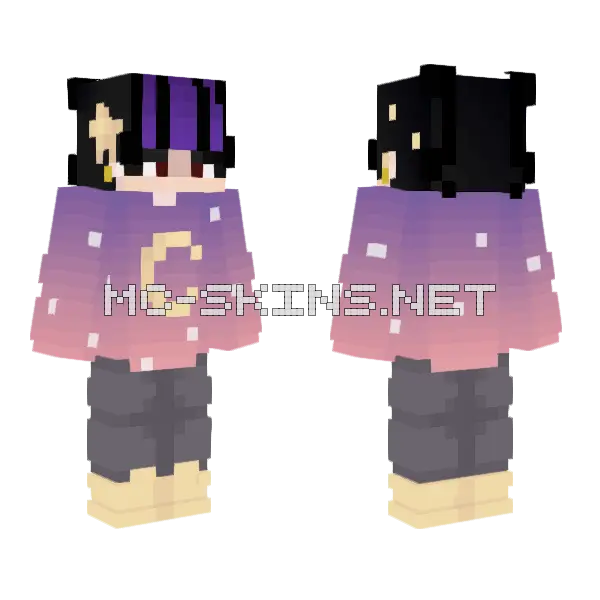 Parejita Duo Minecraft skin, front and back