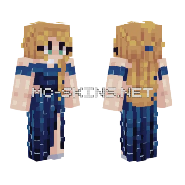 Paris Banquet Minecraft skin, front and back