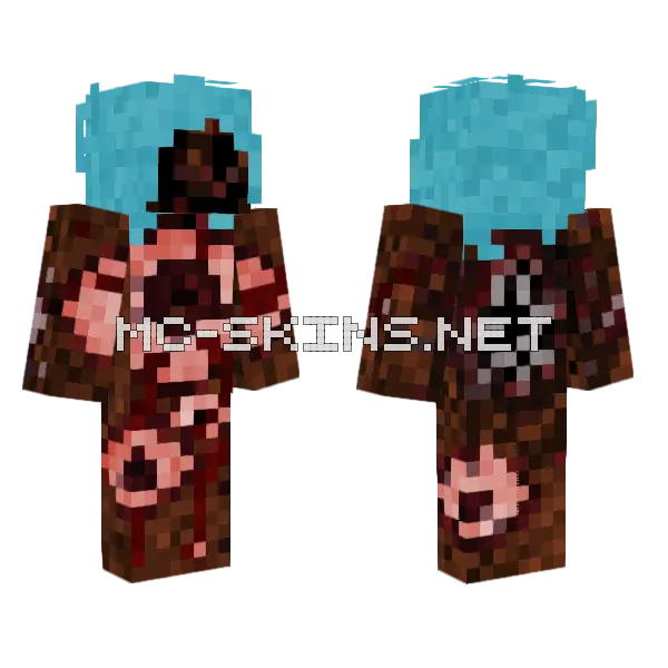 Paris S Nightmare Minecraft skin, front and back