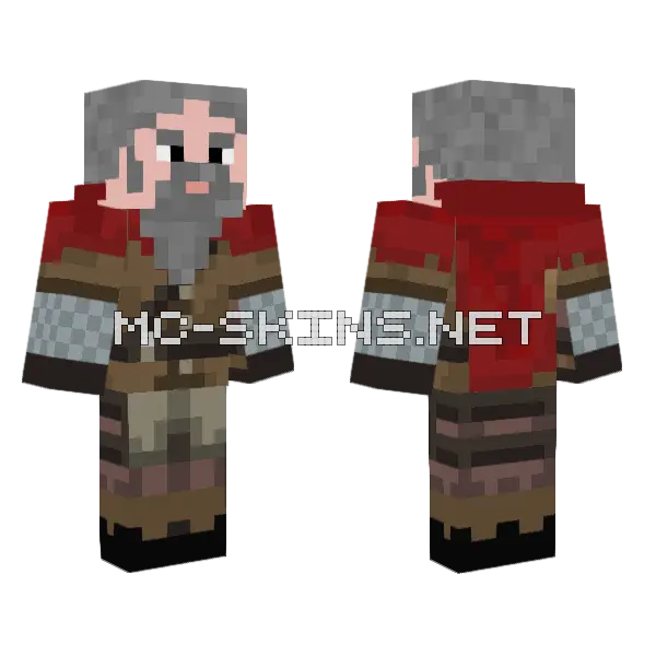 Parker Ranger 4 Minecraft skin, front and back