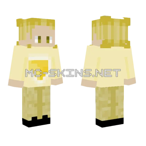 Parmesan Boy Minecraft skin, front and back