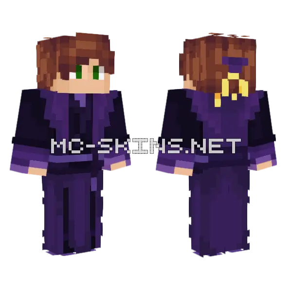Parrot 2.0 Tea Party Minecraft skin, front and back